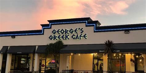 Georges greek cafe - Gainesville, FL. 573. 380. 1871. 11/6/2018. George's Greek Cafe offers many middle eastern inspired sandwiches and dishes. FOOD (4.5/5): The food here is great. They are known for their lamb chops but there are many other options such as sandwiches, fish, kabobs, etc. 